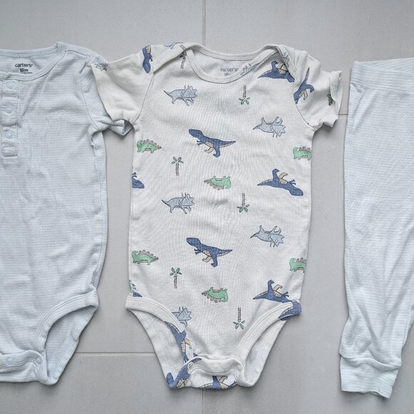 (4/$20) Carter's - Baby Dinosaur Little Outfit Set - Picture 3 of 10